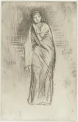 El modelo descansando, 1870